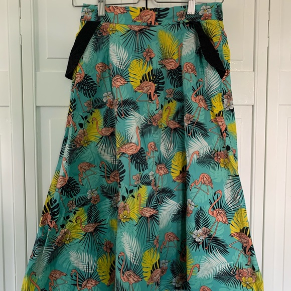 Banned Retro Flamingo Skirt - Picture 3 of 3